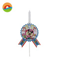 Cheap Christmas battery happy music singing birthday candles/spiral candle